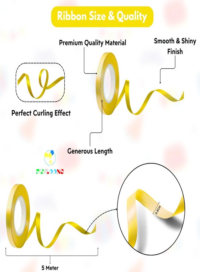 Flyloons 9th Balloons for Birthday Decoration Kit Gold White Boys Girls Kids Men Women Husband Wife Father Mother With 30 Pcs Metallic Balloons Set Items Golden - Image 5